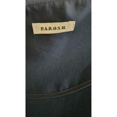 Pre-owned P.a.r.o.s.h Blue Polyester Jacket