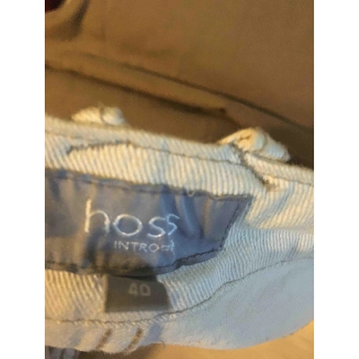 Pre-owned Hoss Intropia Short Jeans In Beige