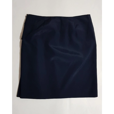 Pre-owned Viktor & Rolf Mid-length Skirt In Navy
