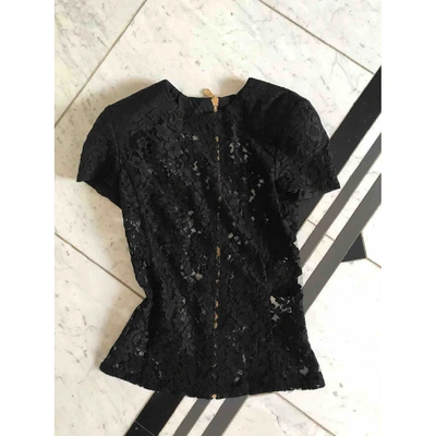 Pre-owned Balmain Black Synthetic Top