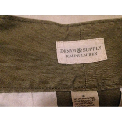 Pre-owned Ralph Lauren Mini Skirt In Khaki