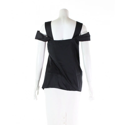 Pre-owned Zac Posen Black Silk  Top