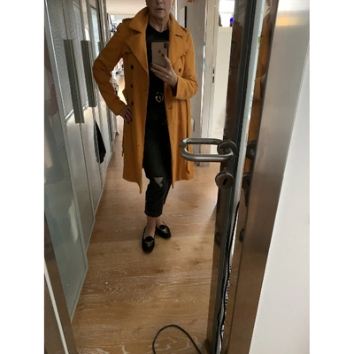 Pre-owned Massimo Alba Coat In Yellow