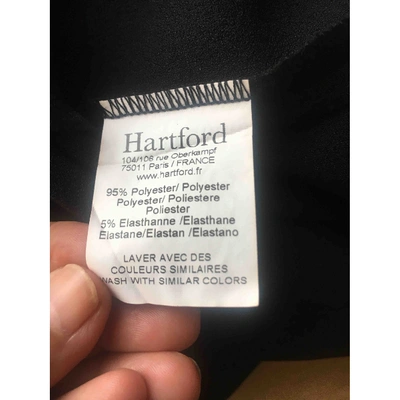 Pre-owned Hartford Mid-length Dress In Black
