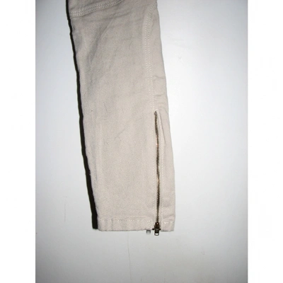 Pre-owned Whistles Trousers In Beige