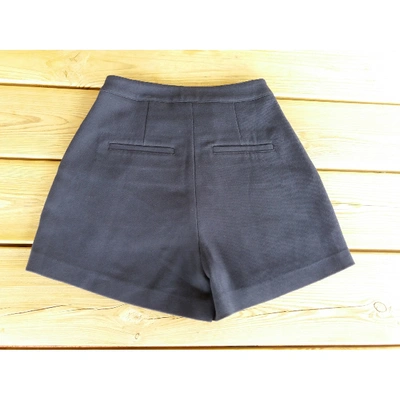 Pre-owned American Vintage Navy Cotton Shorts