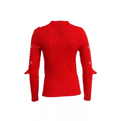 Pre-owned Bernhard Willhelm Red Wool Knitwear