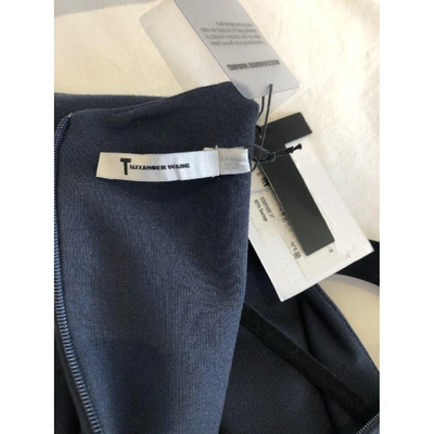 Pre-owned Alexander Wang T Mid-length Dress In Navy