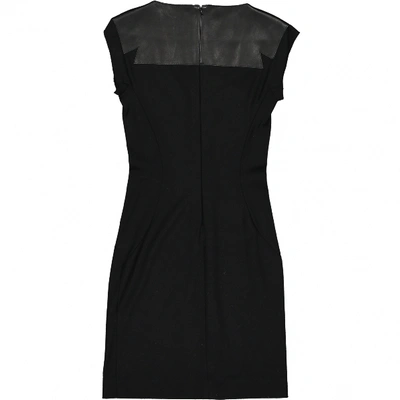 Pre-owned Bottega Veneta Wool Mini Dress In Black
