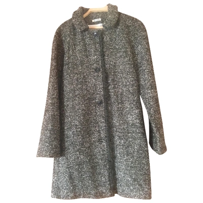 Pre-owned Masscob Tweed Coat In Green