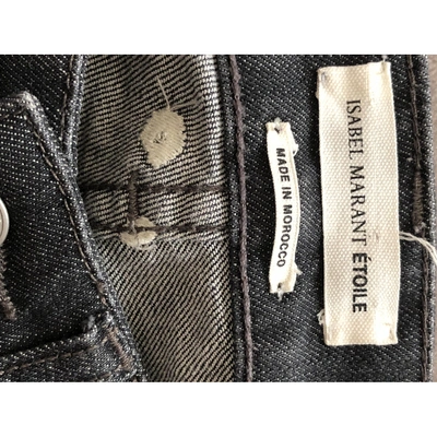Pre-owned Isabel Marant Étoile Straight Jeans In Black