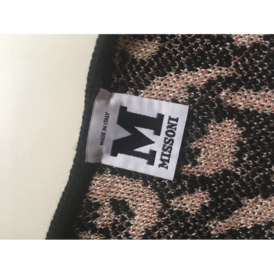 Pre-owned M Missoni Metallic Wool Coat