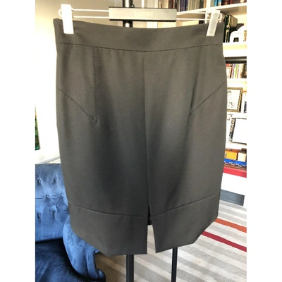 Pre-owned Loewe Mini Skirt In Black