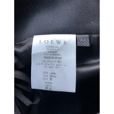 Pre-owned Loewe Mini Skirt In Black