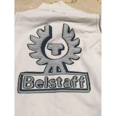 Pre-owned Belstaff Short Vest In White