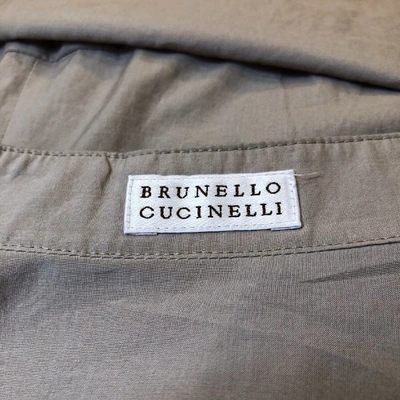 Pre-owned Brunello Cucinelli Beige Cotton Dress
