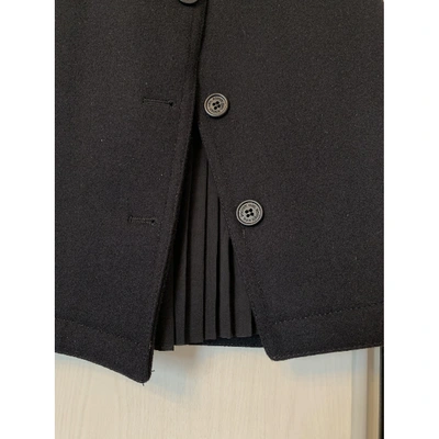 NEIL BARRETT Pre-owned Wool Mini Skirt In Black