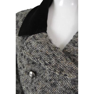 Pre-owned Chloé Wool Jacket In Grey