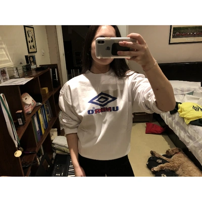 Pre-owned Vetements White Cotton Top