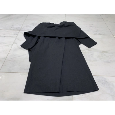 Pre-owned Isa Arfen Mini Dress In Black