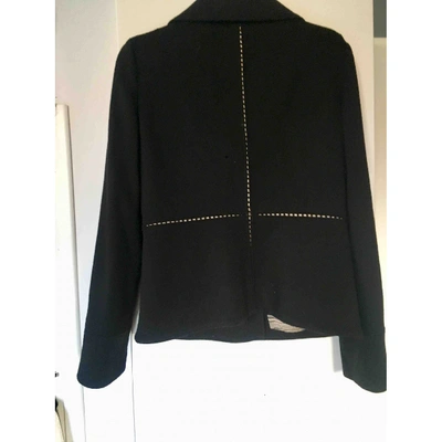 Pre-owned M Missoni Wool Short Vest In Black