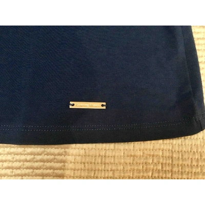 Pre-owned Pedro Del Hierro Navy Cotton Top