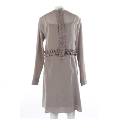 Pre-owned Dorothee Schumacher Brown Silk Dress