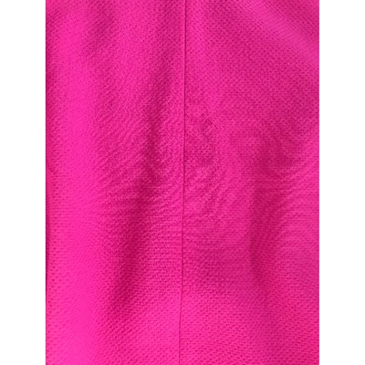 Pre-owned Armani Collezioni Wool Mid-length Skirt In Pink