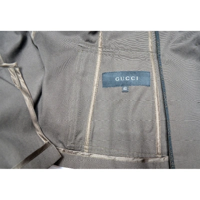 Pre-owned Gucci Jacket In Khaki