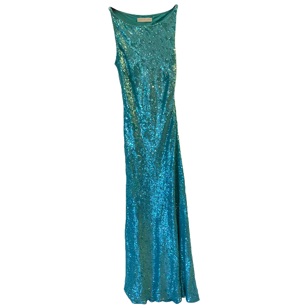 turquoise glitter dress