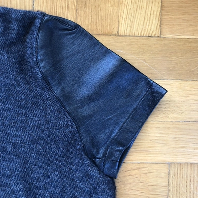 Pre-owned Maje Anthracite Wool  Top