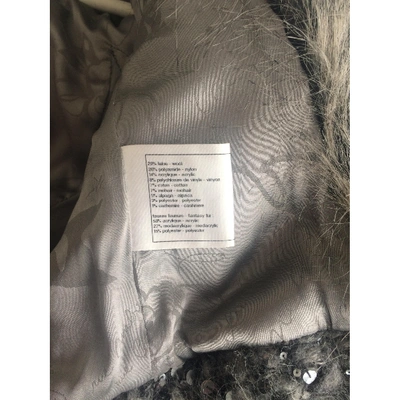 Pre-owned Chanel Grey Wool Coat