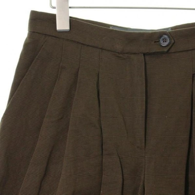 Pre-owned Lanvin Green Cotton Skirt