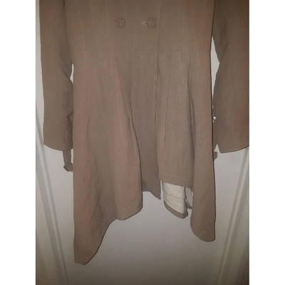 Pre-owned Allsaints Jacket In Beige