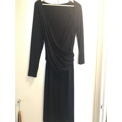 Pre-owned Donna Karan Mid-length Dress In Blue