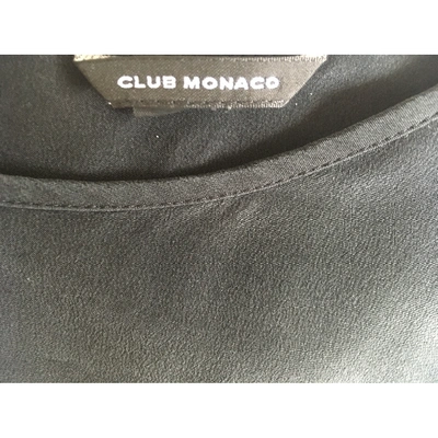 Pre-owned Club Monaco Black Silk Dress
