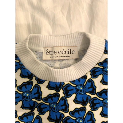 Pre-owned Etre Cecile Blue Cotton Knitwear