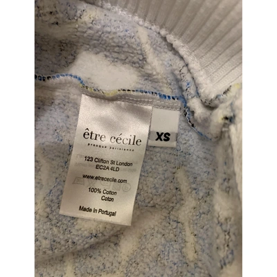 Pre-owned Etre Cecile Blue Cotton Knitwear