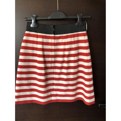 Pre-owned Dolce & Gabbana Mini Skirt In Red