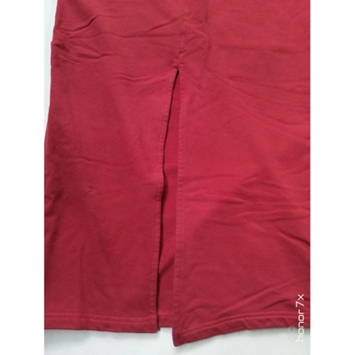 Pre-owned Tommy Hilfiger Skirt In Red