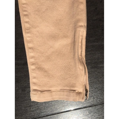 Pre-owned Balenciaga Slim Jeans In Pink