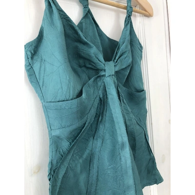 Pre-owned Sand Camisole In Turquoise
