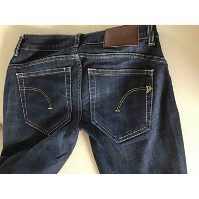 Pre-owned Dondup Slim Jeans In Blue