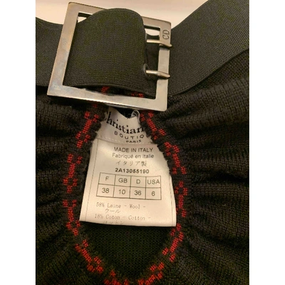 Pre-owned Dior Black Wool  Top