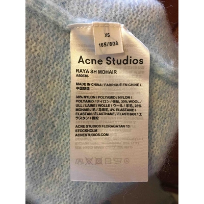 Pre-owned Acne Studios Wool Cardi Coat In Blue