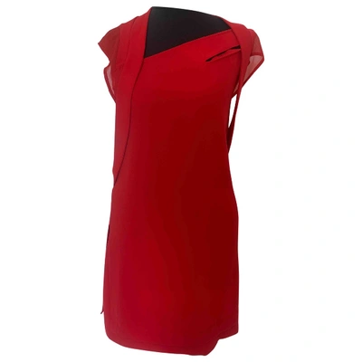 THE KOOPLES Pre-owned Mini Dress In Red