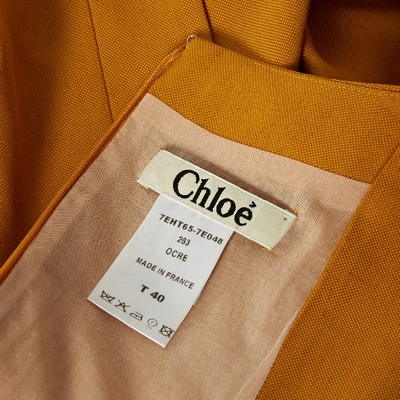 Pre-owned Chloé Linen Camisole In Yellow
