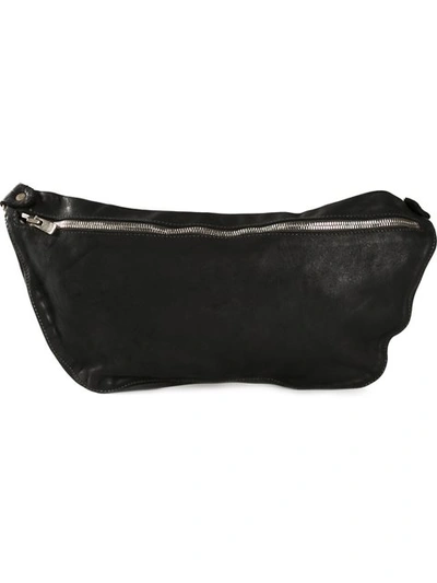 Guidi Distressed Leather Shoulder Bag