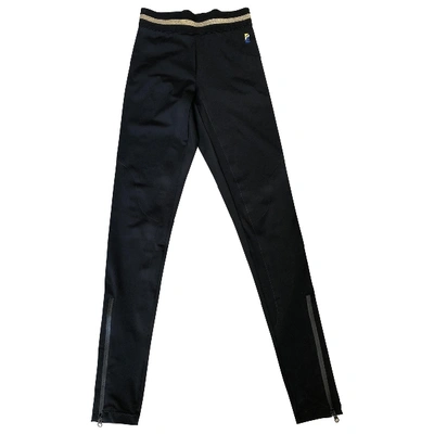 P.E NATION Pre-owned Black Spandex Trousers