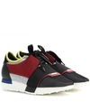 BALENCIAGA Fabric And Leather Sneakers